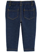 Baby Pull-On Faux Denim Pants