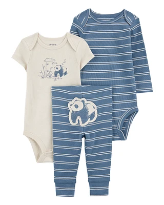 Baby 3-Piece Panda Little Outfit Set