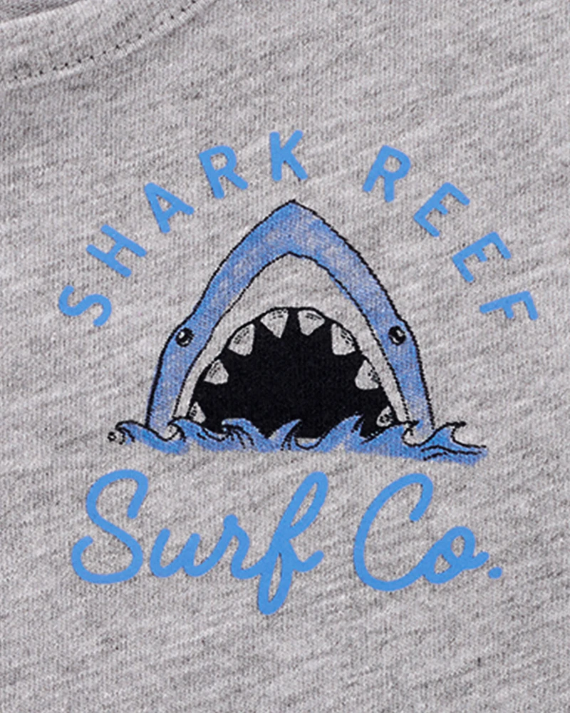 Baby Shark Graphic Tank - Heather