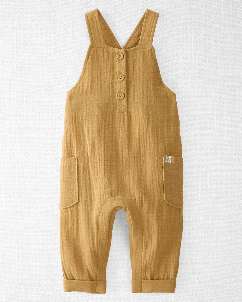 Baby Organic Cotton Gauze Overalls