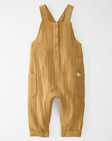 Baby Organic Cotton Gauze Overalls