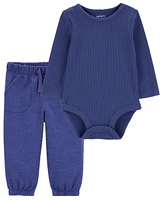 Baby 2-Piece Long-Sleeve Bodysuit & Pant Set