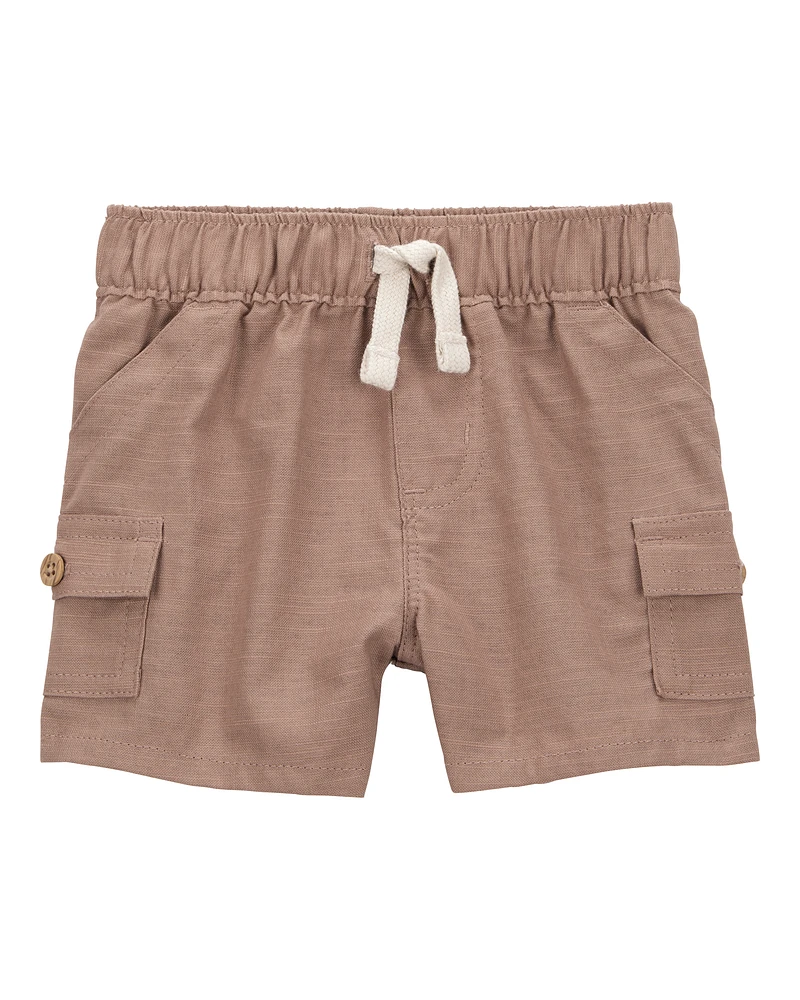 Baby 3-Piece Beach Print Little Short Set