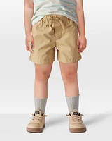 Toddler Pull-On Poplin Shorts
