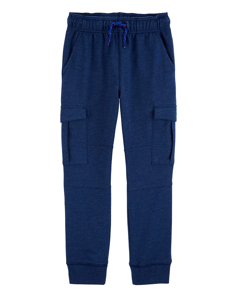 Kid Pull-On Knit Cargo Pants