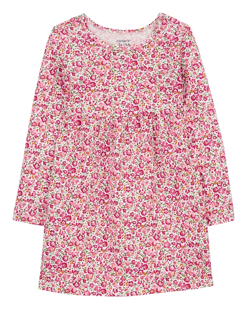 Toddler Floral Jersey Dress