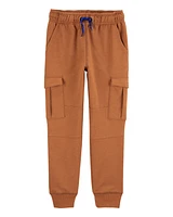 Kid Pull-On Knit Cargo Pants