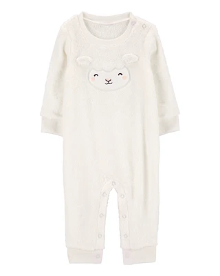 Baby Sheep Fuzzy Jumpsuit