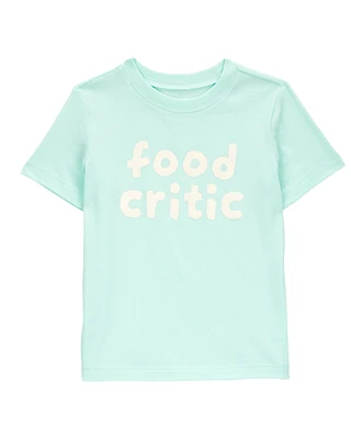 Toddler Food Critic Graphic Tee