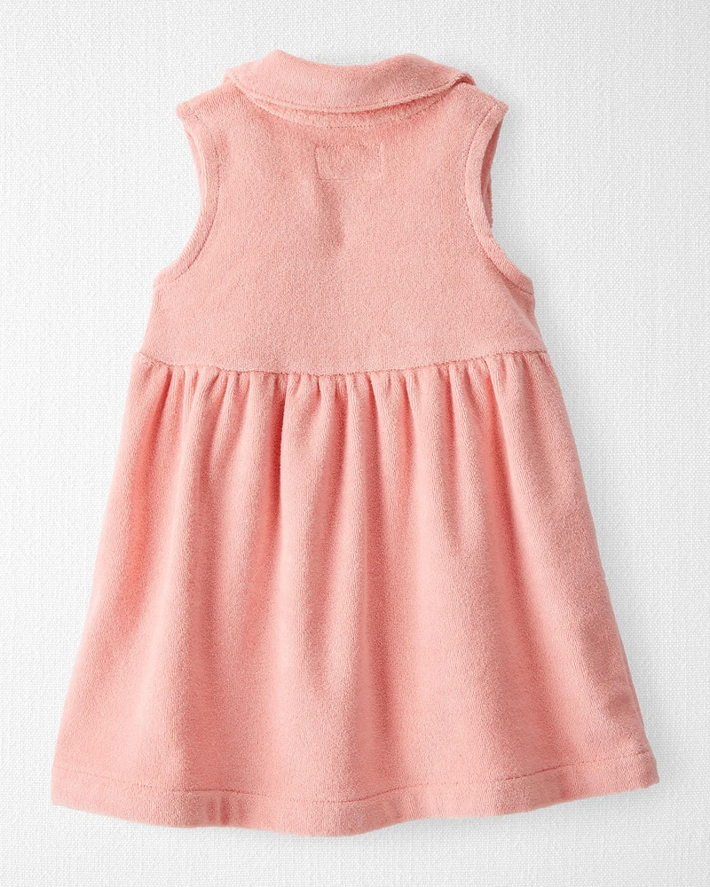 Baby Terry Dress Made With Organic Cotton