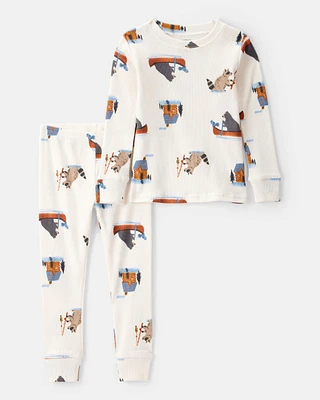 Toddler 2-Piece Woodland Creatures 100% Snug Fit Cotton Pyjamas