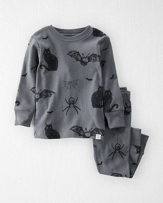 Baby Organic Cotton Pyjamas Spooky Shadow Print