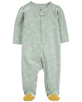 Bee Zip 2-Way Cotton Sleeper