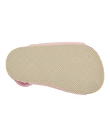 Baby Buckle Faux Cork Sandals - Pink
