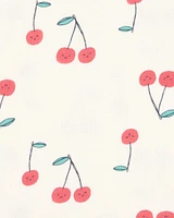 Kid 4-Piece Cherry Cotton Pyjamas