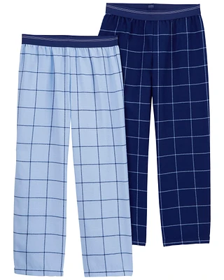 2-Piece Plaid Pyjama Pants