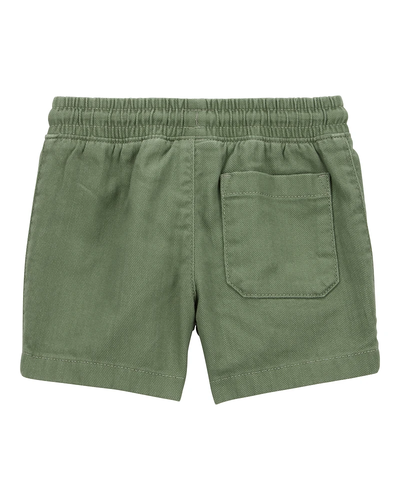 Toddler Pull-On Cotton Shorts