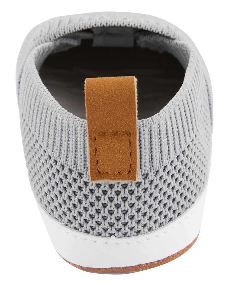 Baby Mesh Slip-On Shoes - Grey