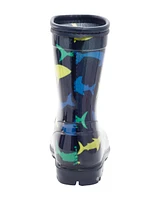 Toddler Shark Print Rain Boots