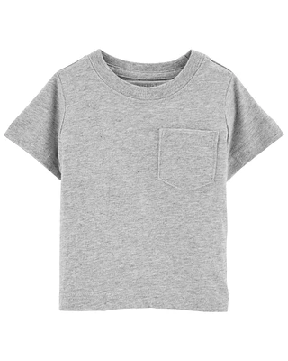 Baby Grey Pocket Tee