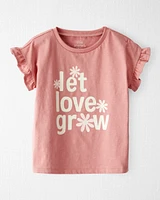 Toddler Organic Cotton Flutter Sleeve Tee