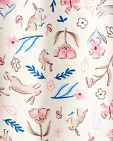Kid 2-Pack Floral Bunnies Nightgowns