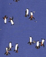 Kid 4-Piece Penguin 100% Snug Fit Cotton Pyjamas