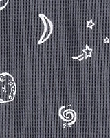 Baby Space Print 2-Way Zip Thermal Sleeper