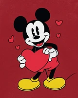 Toddler Mickey Mouse Valentine's Day Tee - Red