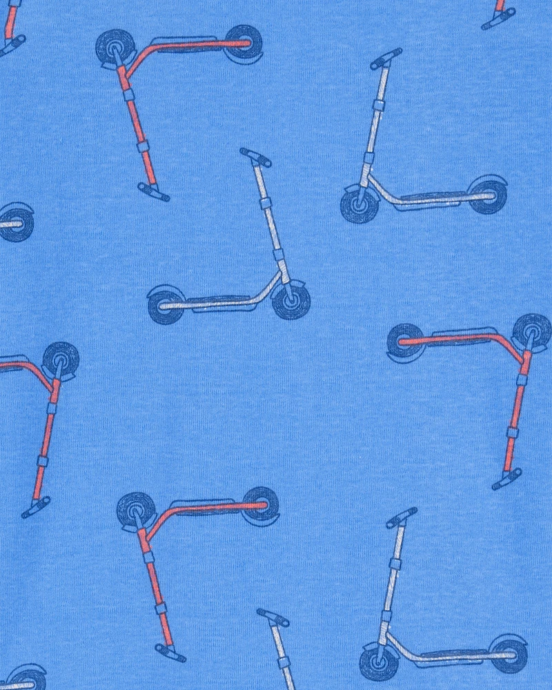 Boys 2-Piece Scooter Print 100% Snug Fit Cotton Pyjamas