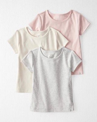 Toddler -Pack Organic Cotton Tees