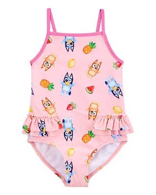 Toddler Bluey™ 1-Piece Swimsuit - Pink
