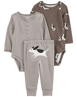 Baby 3-Piece Dog Little Character Set