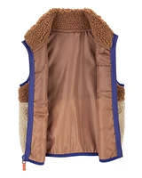 Toddler Zip-Up Sherpa Vest