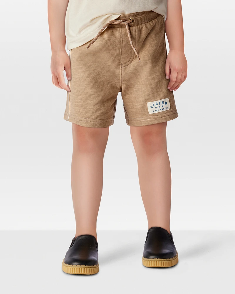 Toddler Legend Pull-On Cotton Shorts