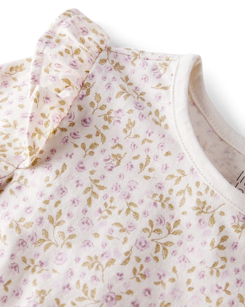 Toddler 2-Pack Organic Cotton Tees Botanic Muse Print