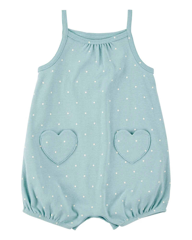 Baby Heart Cotton Romper