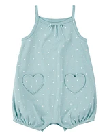 Baby Heart Cotton Romper