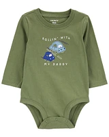 Baby Rollin' With My Daddy Collectible Bodysuit