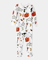 Toddler 1-Piece Halloween 100% Snug Fit Cotton Footie Pyjamas