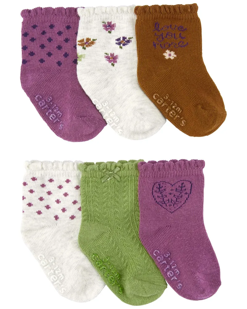6 paires de chaussons