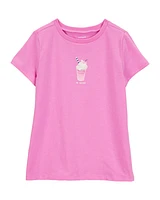 Kid Milkshake Short-Sleeve Graphic Tee - Purple