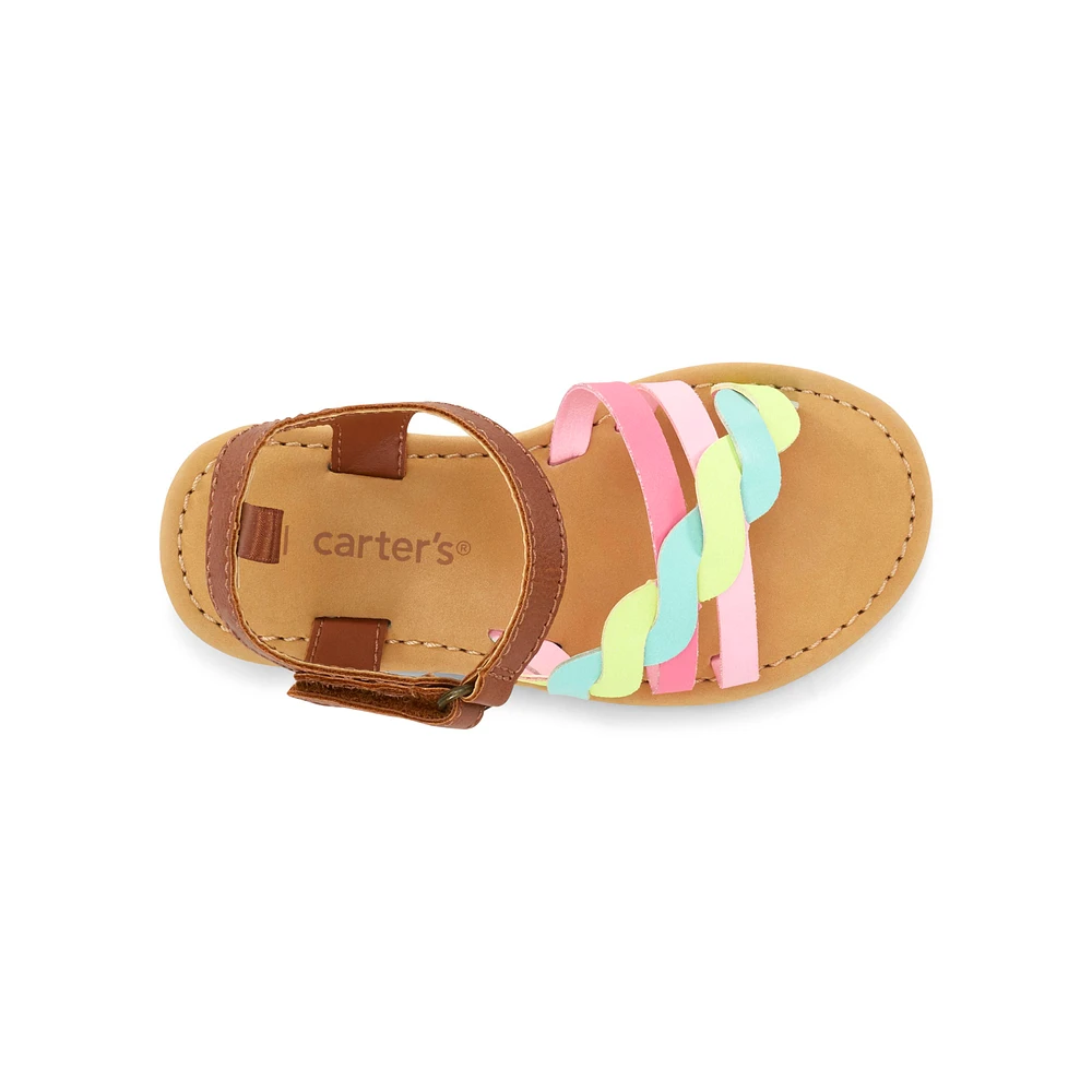 Toddler Braided Strappy Sandals