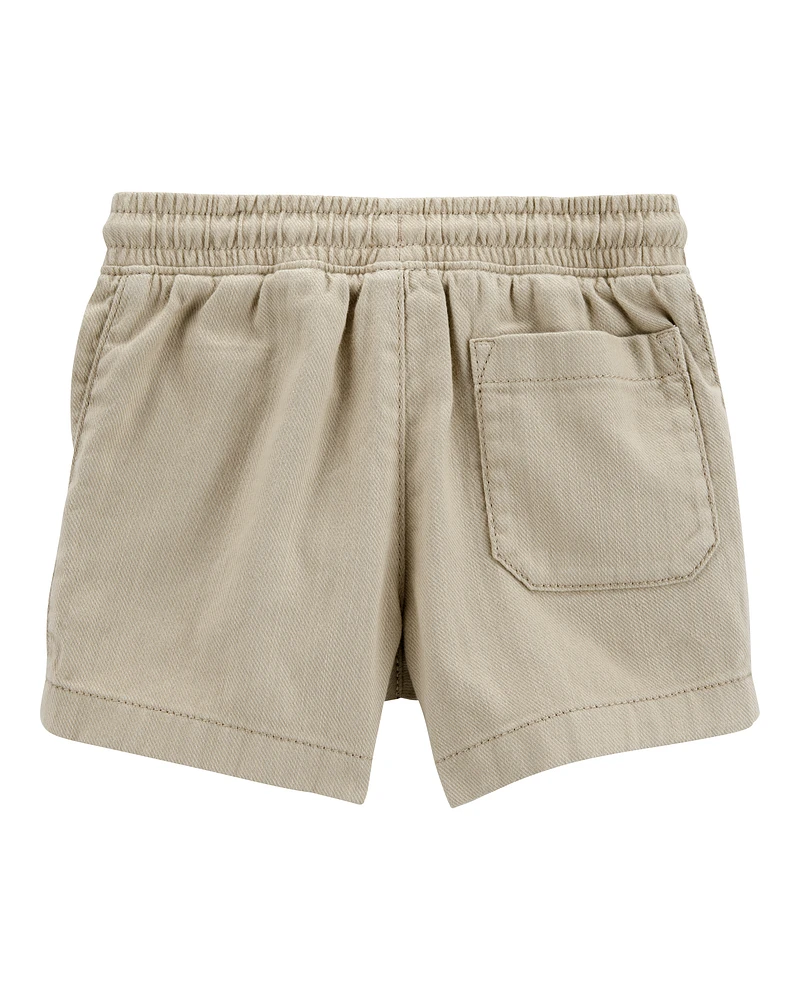 Baby Pull-On Twill Shorts