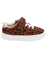 Toddler Heart Leopard Sneakers