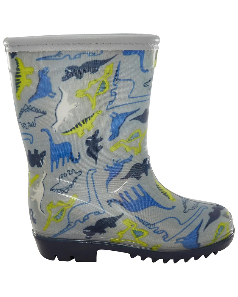 Toddler Dinosaur Rain Boots