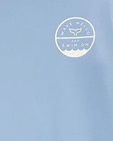 Baby Whale Rashguard Set - Blue