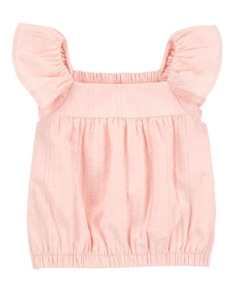 Toddler Flutter Fashion Top - Pink