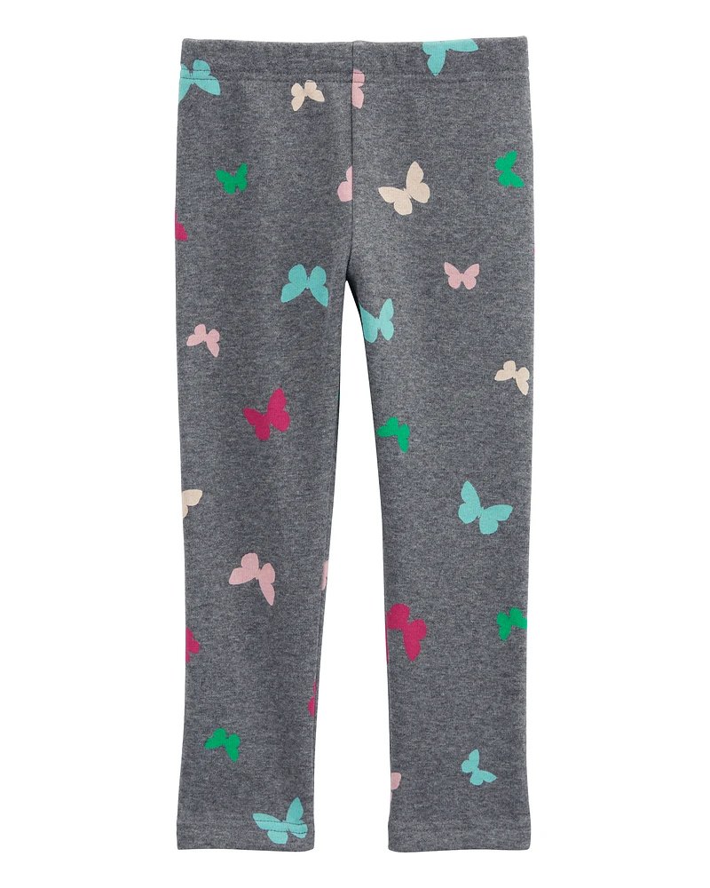 Baby Butterfly Cozy Fleece Leggings