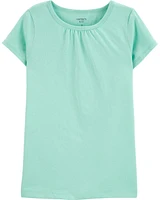 Kid Turquoise Cotton Tee